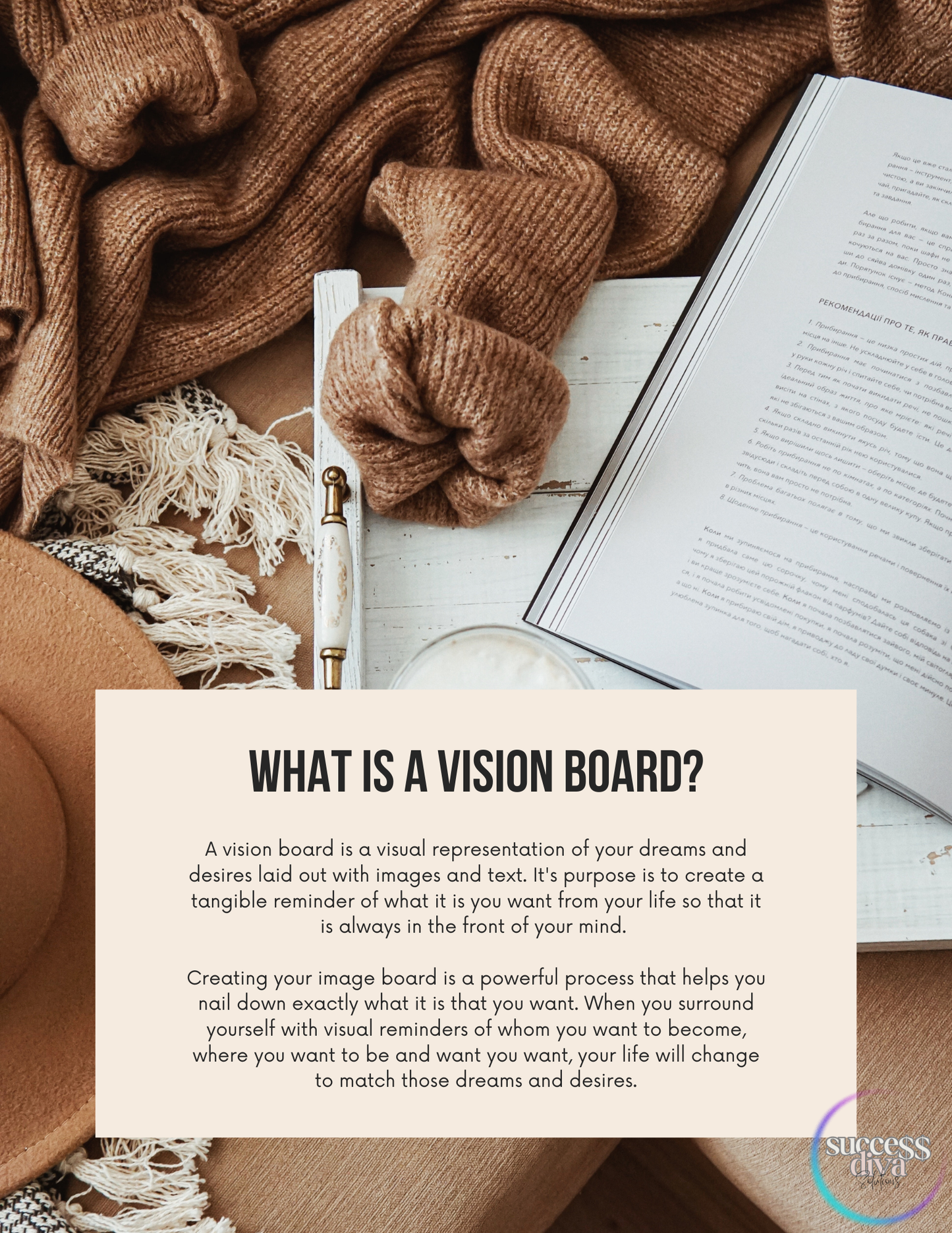 2025 Printable Vision Board Workbook